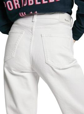 Pantalón Vaquero Pepe Jeans Robyn blanco para mujer