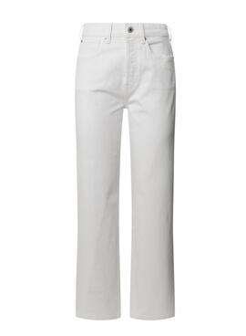 Pantalón Vaquero Pepe Jeans Robyn blanco para mujer