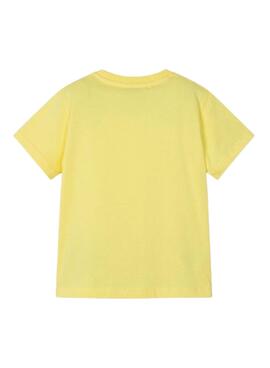 Camiseta Mayoral paisaje amarillo para niño