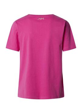 Camiseta Pepe Jeans Ruby fucsia para mujer