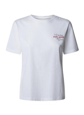 Camiseta Pepe Jeans Rei blanco para mujer