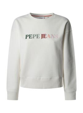 Sudadera Pepe Jeans Reagan blanco para mujer