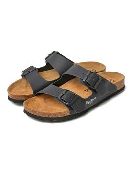 Sandalias Pepe Jeans Oban Classic negro para mujer