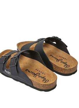 Sandalias Pepe Jeans Oban Classic negro para mujer