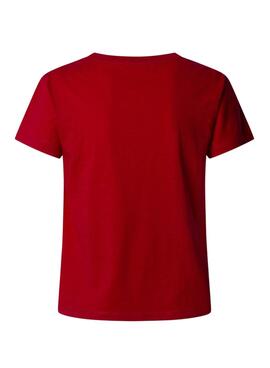 Camiseta Pepe Jeans Ryleigh rojo para mujer