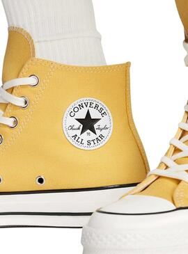 Zapatillas Converse Chuck 70 amarillo para mujer