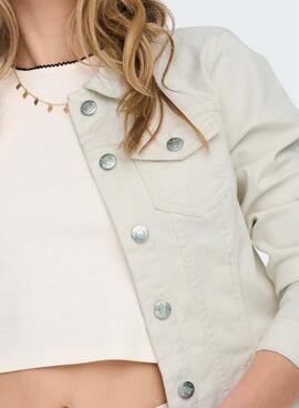 Chaqueta Only Wonder beige para mujer