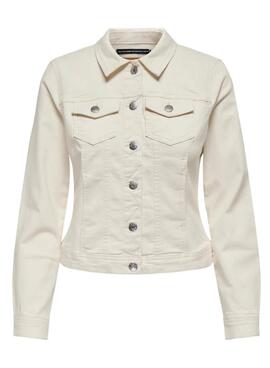 Chaqueta Only Wonder beige para mujer