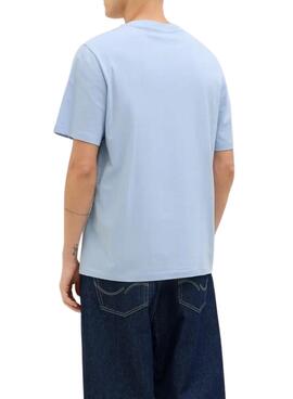 Camiseta Jack and Jones Palm azul para hombre