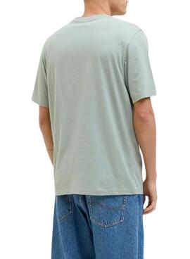 Camiseta Jack and Jones Palm verde para hombre