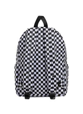 Mochila Vans Old Skool Grom Check negro para niños