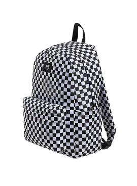 Mochila Vans Old Skool Grom Check negro para niños