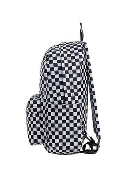 Mochila Vans Old Skool Grom Check negro para niños