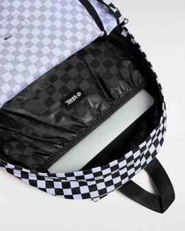 Mochila Vans Old Skool Grom Check negro para niños