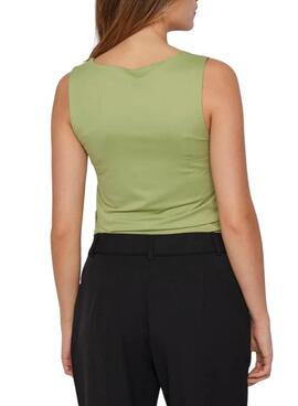 Top Vila Kenza verde para mujer