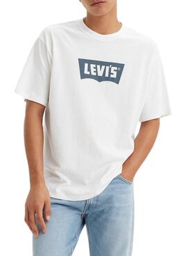 Camiseta Levis Vintage blanco para hombre