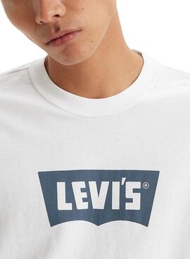 Camiseta Levis Vintage blanco para hombre