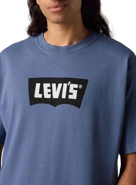 Camiseta Levis Vintage azul para hombre