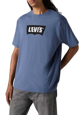 Camiseta Levis Vintage azul para hombre