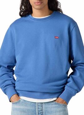 Sudadera Levis Original azul para hombre