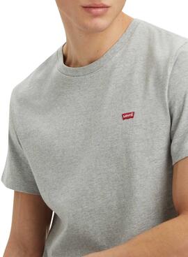 Camiseta Levis Original gris para hombre