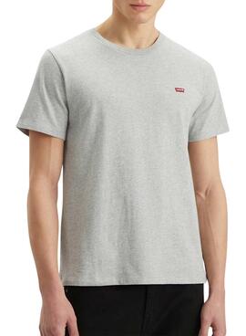 Camiseta Levis Original gris para hombre