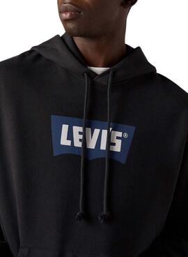 Sudadera Levis Premium negro para hombre