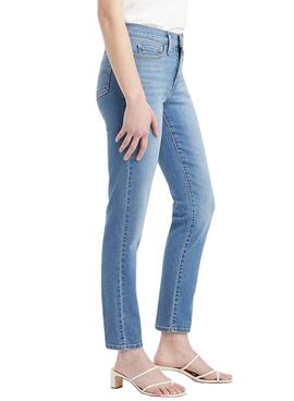 Pantalón vaquero Levi's 312 Shaping Slim azul para mujer