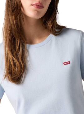 Camiseta Levi's Perfect Tee Skyway azul para mujer