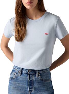 Camiseta Levi's Perfect Tee Skyway azul para mujer