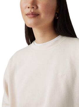 Sudadera Levi's Everyday blanco para mujer