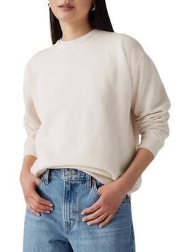 Sudadera Levi's Everyday blanco para mujer