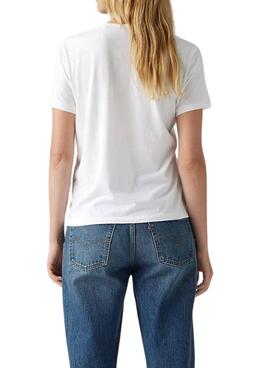 Camiseta Levi's Graphic Iconic Tee blanco para mujer