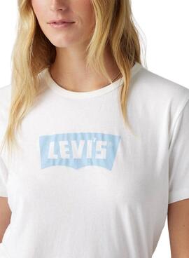 Camiseta Levi's Graphic Iconic Tee blanco para mujer