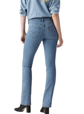 Pantalón vaquero Levi's 315 Shaping Bootcut azul para mujer