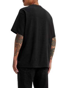 Camiseta Levis Red Tab Vintage negro para hombre