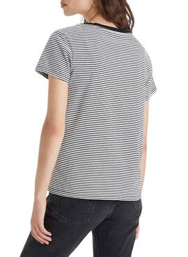 Camiseta Levi's Perfect V Neck rayas para mujer