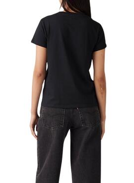 Camiseta de Levi's The Perfect Tee Ophelia Floral negro para mujer