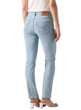 Pantalón vaquero Levi's 312 Shaping Slim Fit azul para mujer