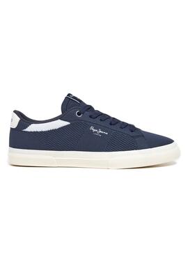 Zapatillas Pepe Jeans Kenton Knit azul marino para hombre