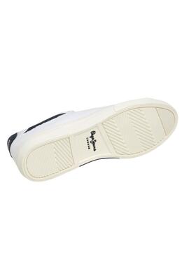 Zapatillas Pepe Jeans Kenton Knit blanco para hombre