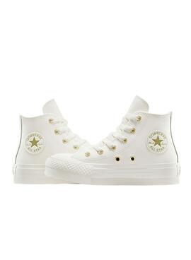 Zapatillas Converse Chuck Taylor All Star EVA Lift Leather blanco para mujer