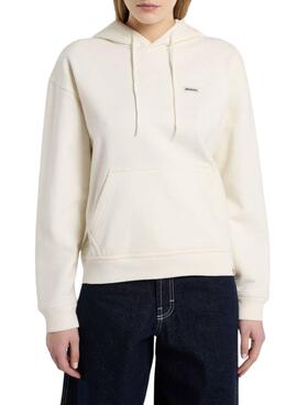 Sudadera Dickies Clancy beige para mujer