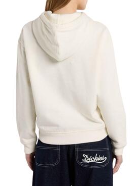 Sudadera Dickies Clancy beige para mujer