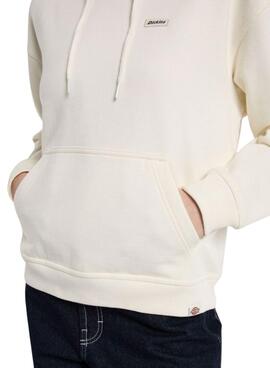 Sudadera Dickies Clancy beige para mujer