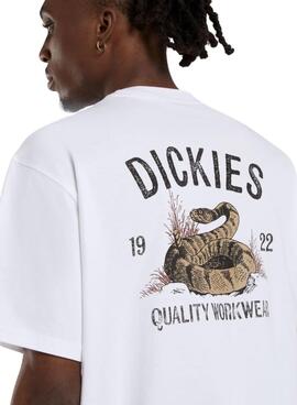 Camiseta Dickies Snake blanco para hombre