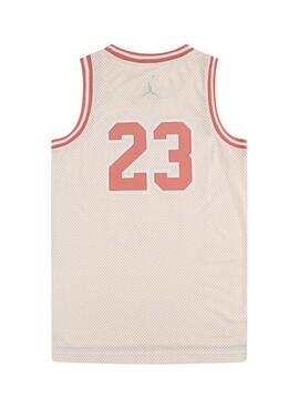 Camiseta Jordan Michael Jordan beige para niña y niño