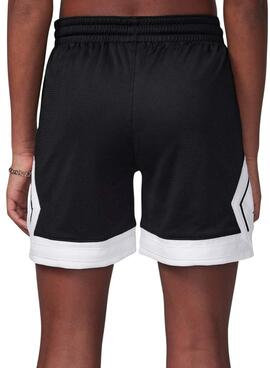 Bermudas Jordan Dri-FIT MJ Diamond negro para niña y niño