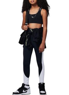 Top Jordan Bra Indy Dri-FIT negro para niña