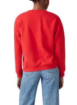 Sudadera Levis Everyday rojo para mujer